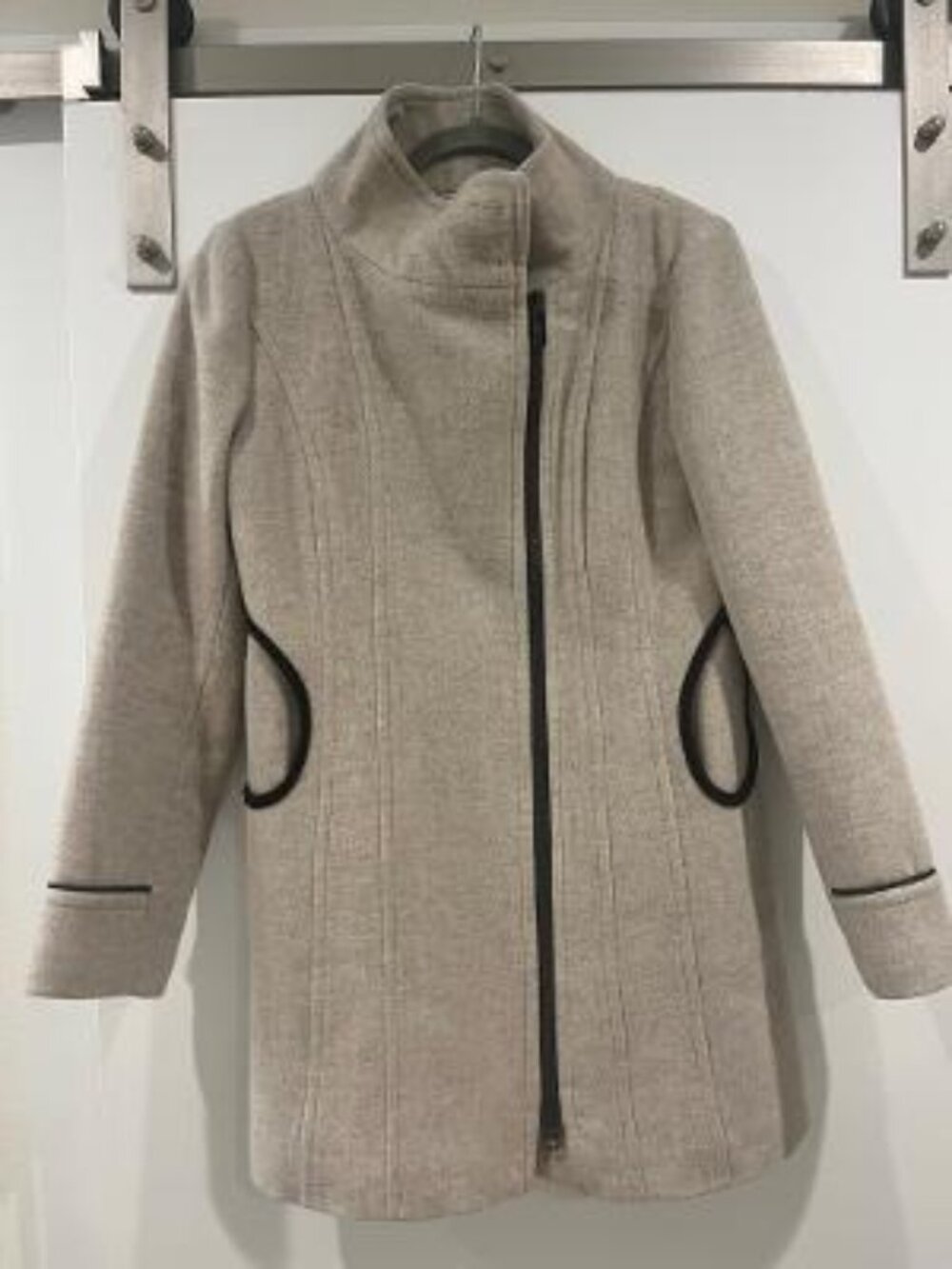Soia & Kyo Beige Winter Jacket - Size Medium